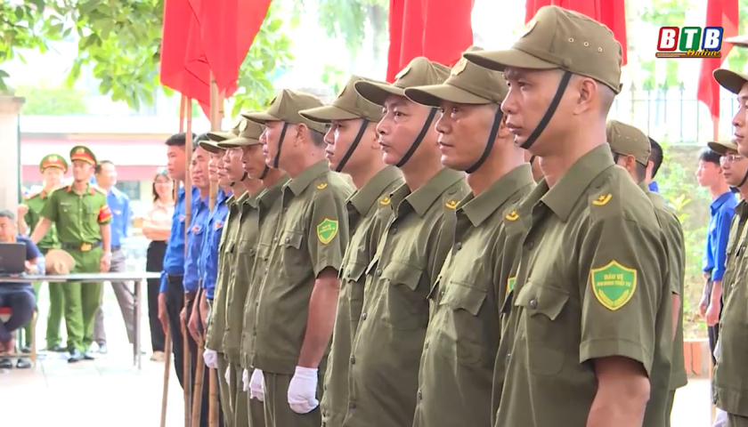 Ph&aacute;t huy vai tr&ograve; lực lượng bảo vệ an ninh trật tự cơ sở