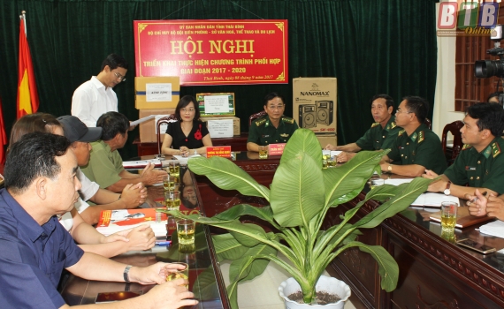 Bộ Chỉ huy Bộ đội Bi&ecirc;n ph&ograve;ng tỉnh, Sở Văn h&oacute;a, Thể thao v&agrave; Du lịch triển khai chương tr&igrave;nh phối hợp