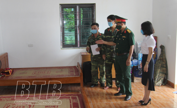 Ban CHQS huyện Tiền Hải: Chung tay ph&ograve;ng, chống dịch Covid-19