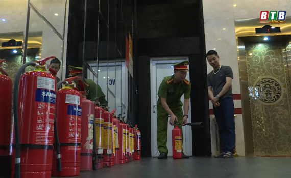 Bảo đảm an to&agrave;n ph&ograve;ng ch&aacute;y tại c&aacute;c cơ sở kinh doanh dịch vụ karaoke