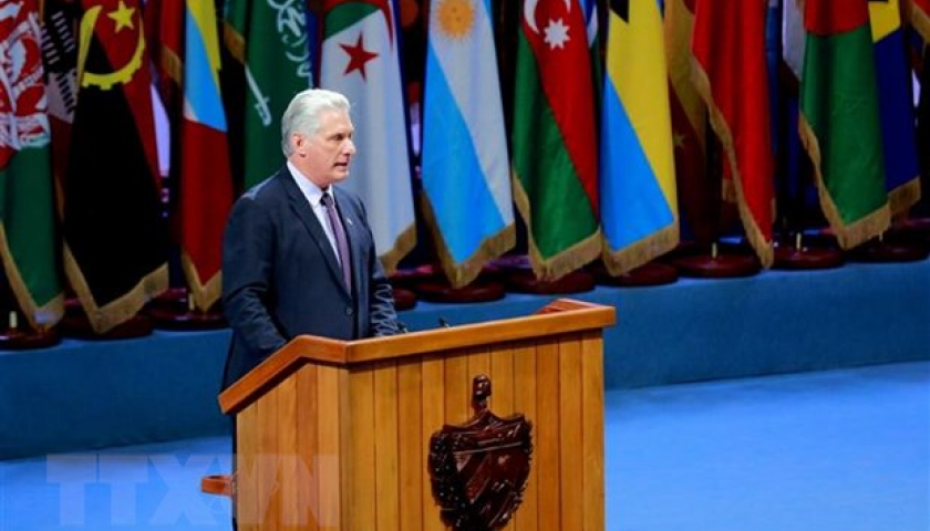 Chủ tịch Cuba mang th&ocirc;ng điệp của G77 tới Đại hội đồng Li&ecirc;n hợp quốc