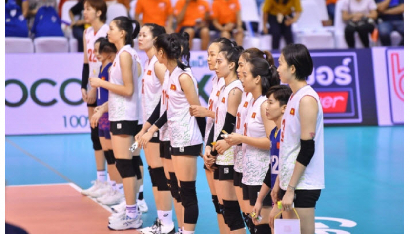 Thua Nhật Bản 2-3, ĐT nữ Việt Nam xếp hạng 4 tại giải b&oacute;ng chuyền ch&acirc;u &Aacute;