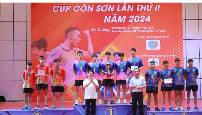 Bế mạc Giải b&oacute;ng b&agrave;n quốc tế C&uacute;p C&ocirc;n Sơn