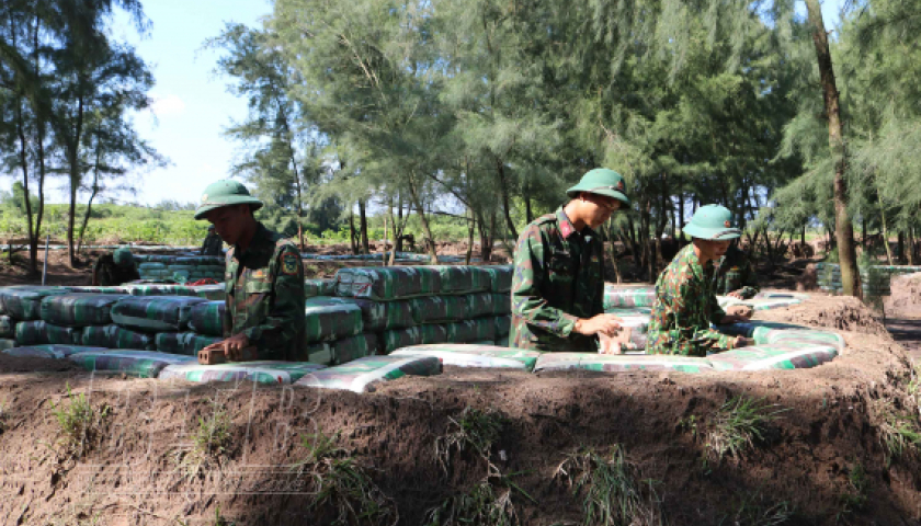 Th&ocirc;ng b&aacute;o khu vực cấm biển trong diễn tập c&oacute; bắn đạn thật của Trung đo&agrave;n bộ binh 8/Sư đo&agrave;n 395/Qu&acirc;n khu 3